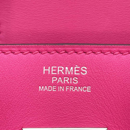 HERMES Birkin Rose Shocking Swift Leather Size 30