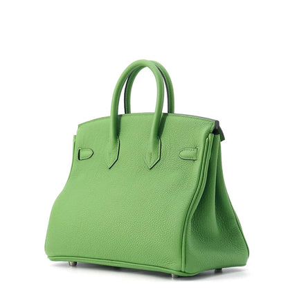 HERMES Birkin Vert Yucca Togo Leather Size 25