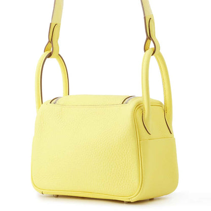 HERMES Lindy Limoncello Taurillon Clemence Size Mini