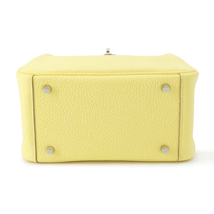 HERMES Lindy Limoncello Taurillon Clemence Size Mini