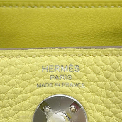 HERMES Lindy Limoncello Taurillon Clemence Size Mini