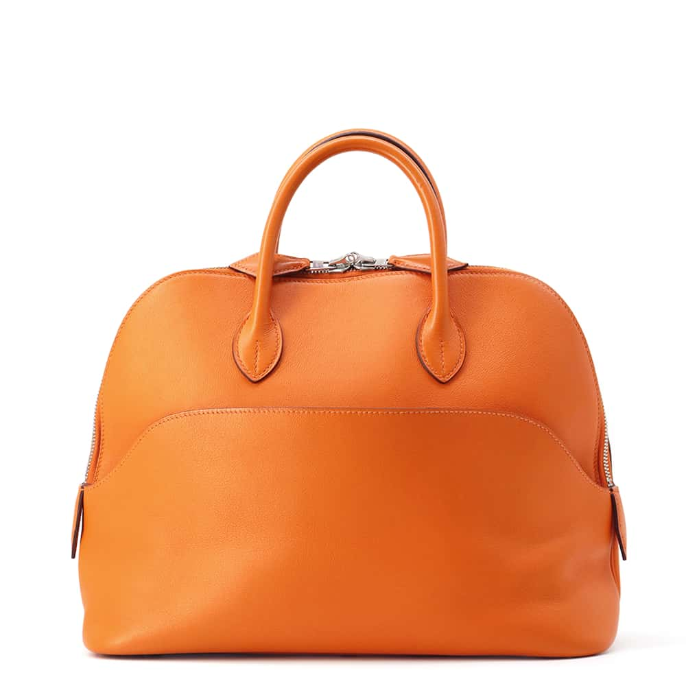 HERMES Bolide 1923 Orange Evergrain Size 30