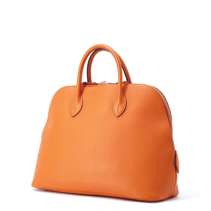 HERMES Bolide 1923 Orange Evergrain Size 30