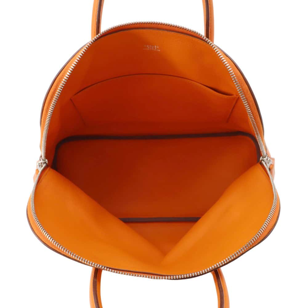 HERMES Bolide 1923 Orange Evergrain Size 30