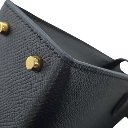 HERMES Mini kelly do Black Epsom