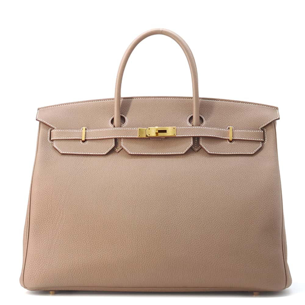 HERMES Birkin SPO Etoupe Togo Leather Size 40