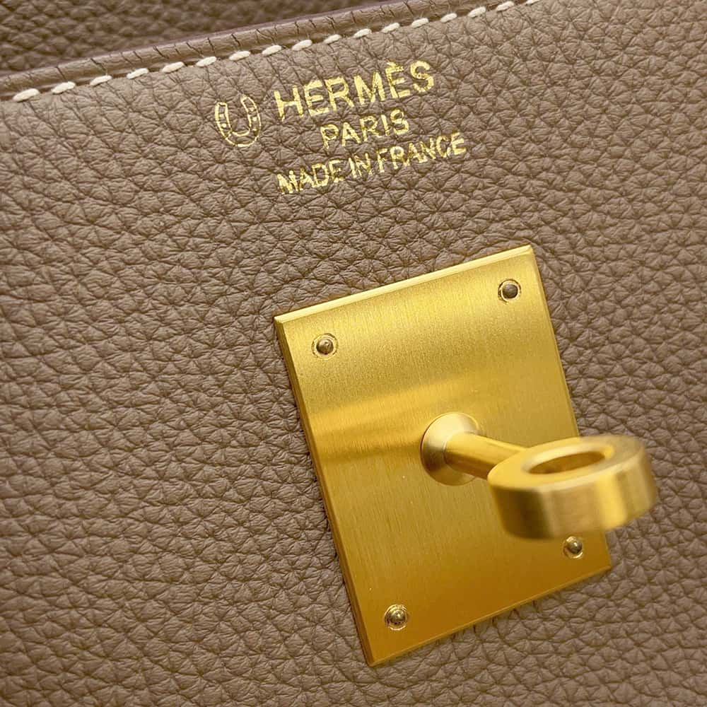 HERMES Birkin SPO Etoupe Togo Leather Size 40