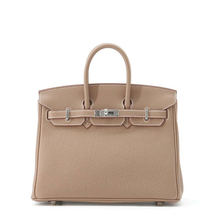 HERMES Birkin Etoupe Togo Leather Size 25