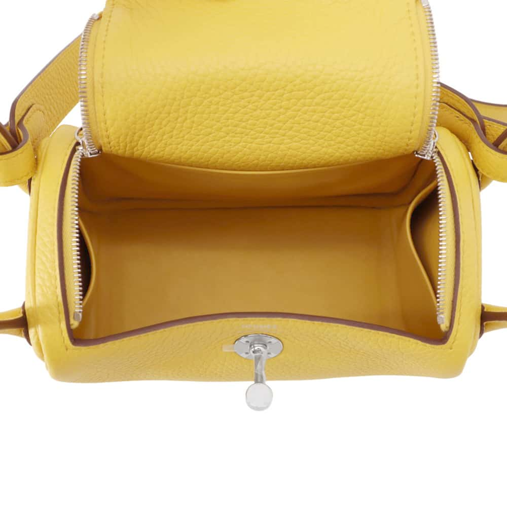 HERMES Lindy Sun Taurillon Clemence Size Mini