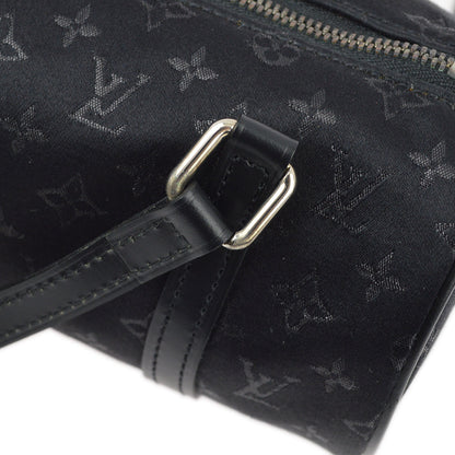 Louis Vuitton 2002 Black Monogram Satin Little Papillon M92352