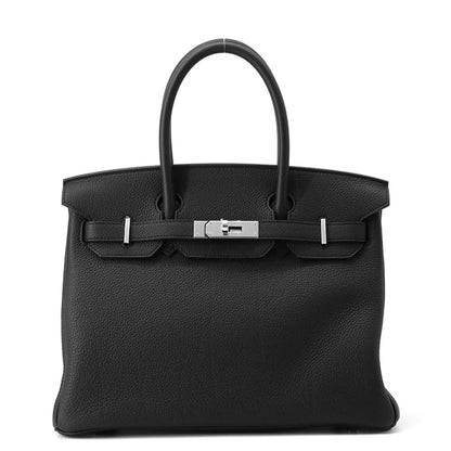 HERMES Birkin Black Togo Leather Size 30