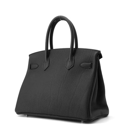 HERMES Birkin Black Togo Leather Size 30