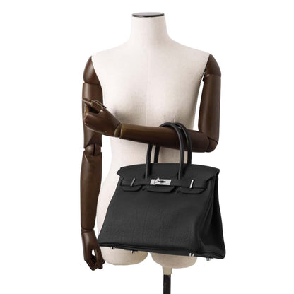 HERMES Birkin Black Togo Leather Size 30