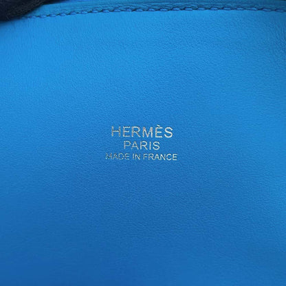 HERMES Bolide Blue Zanzibar Taurillon Clemence Size 31