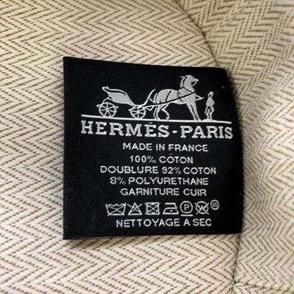 HERMES Evasion Pouch Vermillon Cotton100%