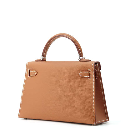 HERMES Mini Kelly Do Gold Epsom