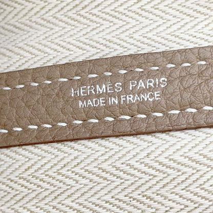 HERMES Garden Party Etoupe Negonda Leather Size PM