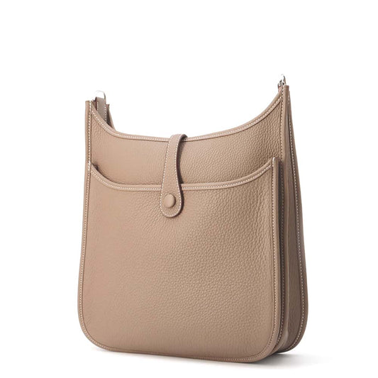 HERMES Evelyne3 Etoupe Taurillon Clemence Size PM