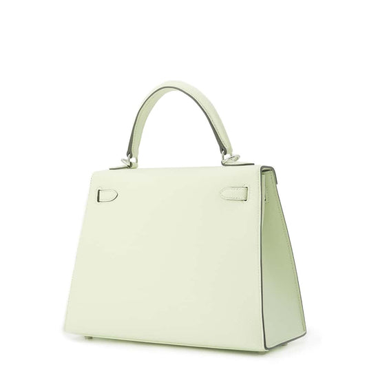 HERMES Kelly Sellier Vert Fizz Epsom Size 25