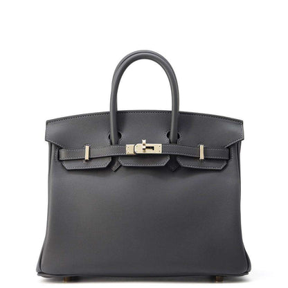 HERMES Birkin Ardoise Swift Leather Size 25