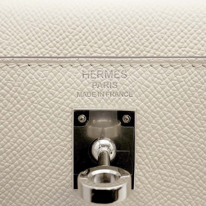 HERMES Kelly Sellier Verso Nata/Biscuit Epsom Size 25