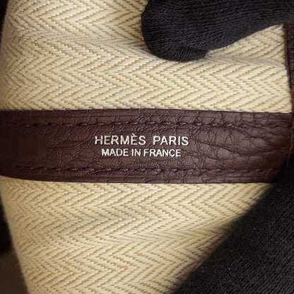 HERMES Garden Party RougeSellier Negonda Leather Size TPM