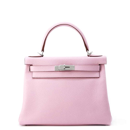 HERMES Kelly Retourne Mauve Sylvestre Taurillon Clemence Size 28