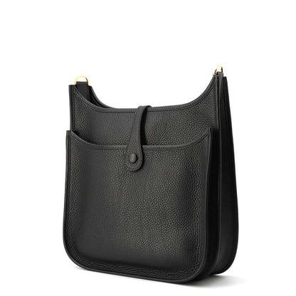 HERMES Evelyne3 Black Taurillon Clemence Size PM