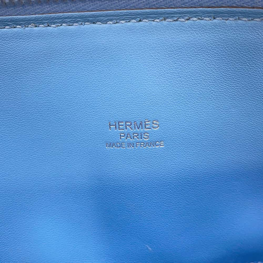 HERMES Bolide Blue paradise Taurillon Clemence Size 31