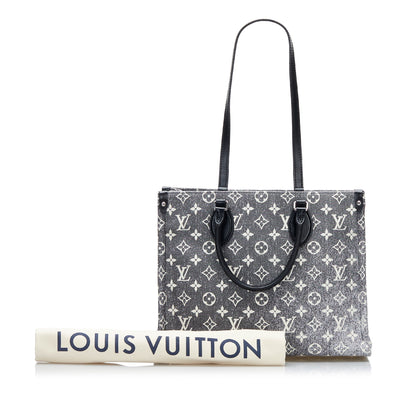 Louis Vuitton  Monogram Denim Onthego MM Tote Bag