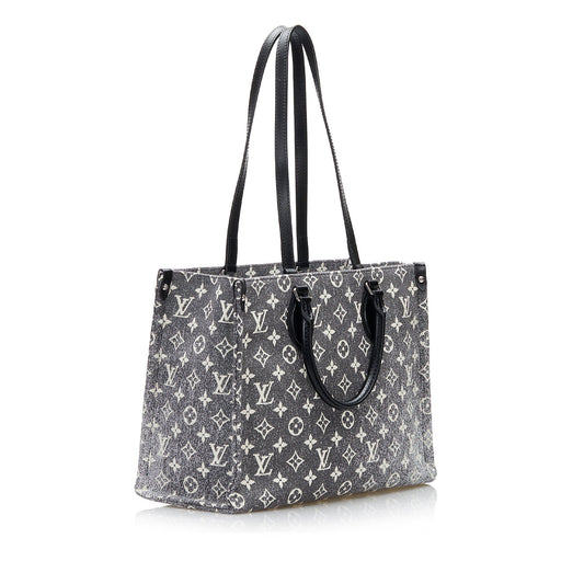 Louis Vuitton  Monogram Denim Onthego MM Tote Bag