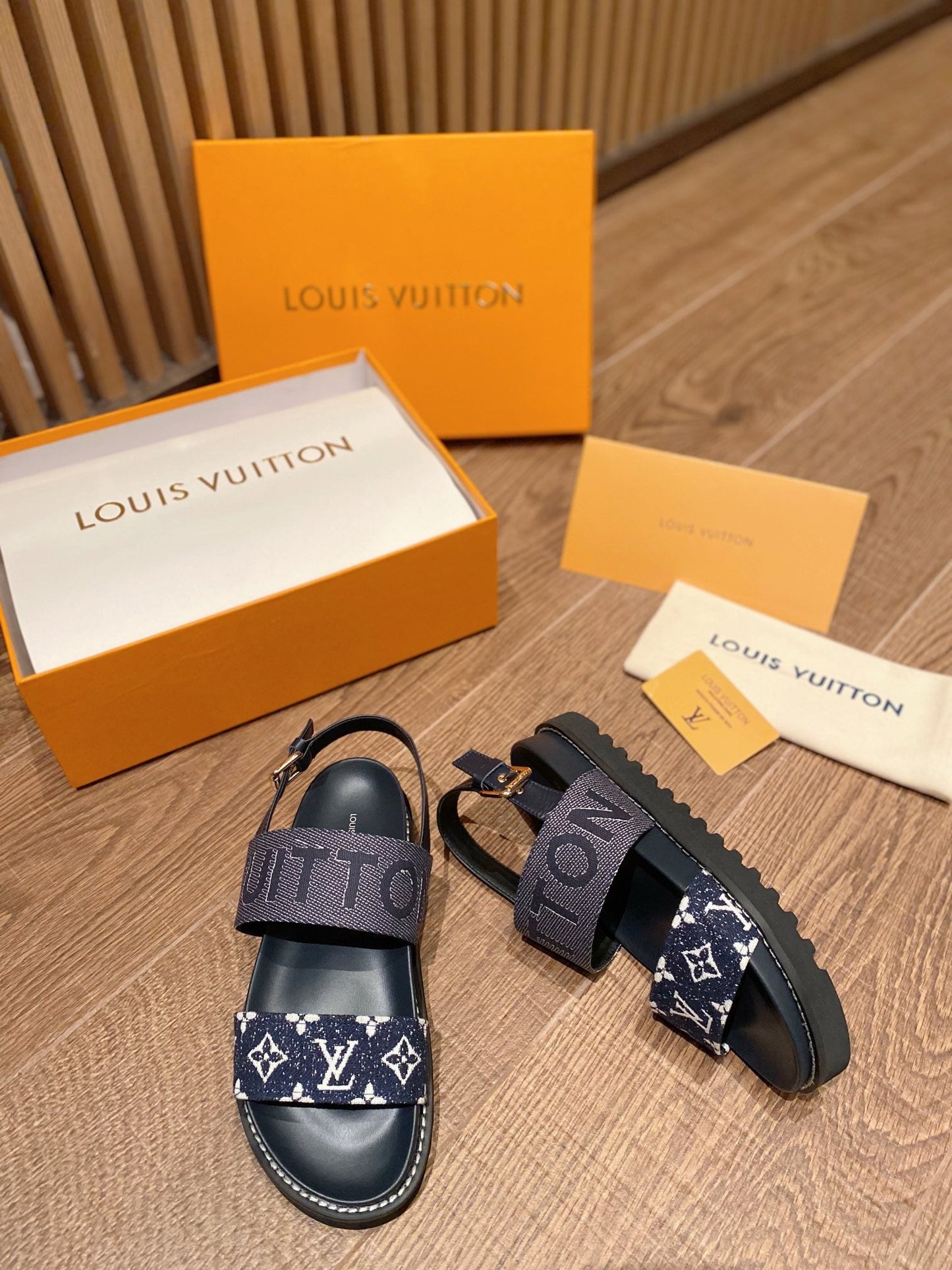 Louis Vuitton DAMIER Women's Sandals