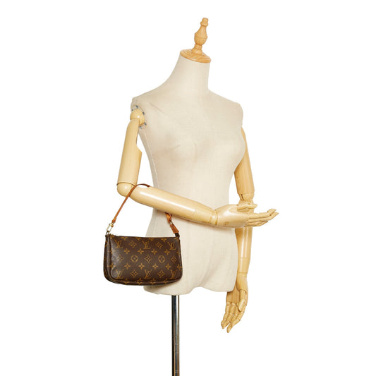 Louis Vuitton  Monogram Pochette Accessoires Brown