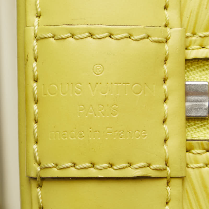 Louis Vuitton Epi Alma PM Handbag M40950 Beastash Yellow Leather  Louis Vuitton