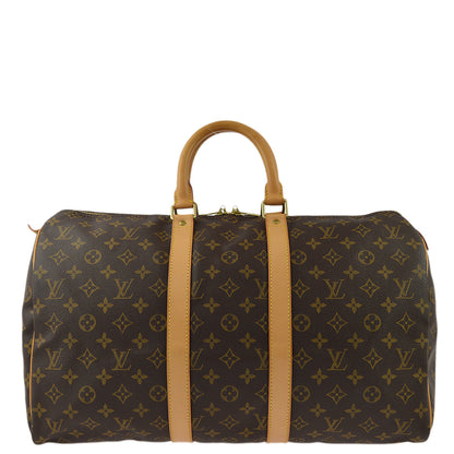 Louis Vuitton 2003 Monogram Keepall 45 Travel Duffle Handbag M41428