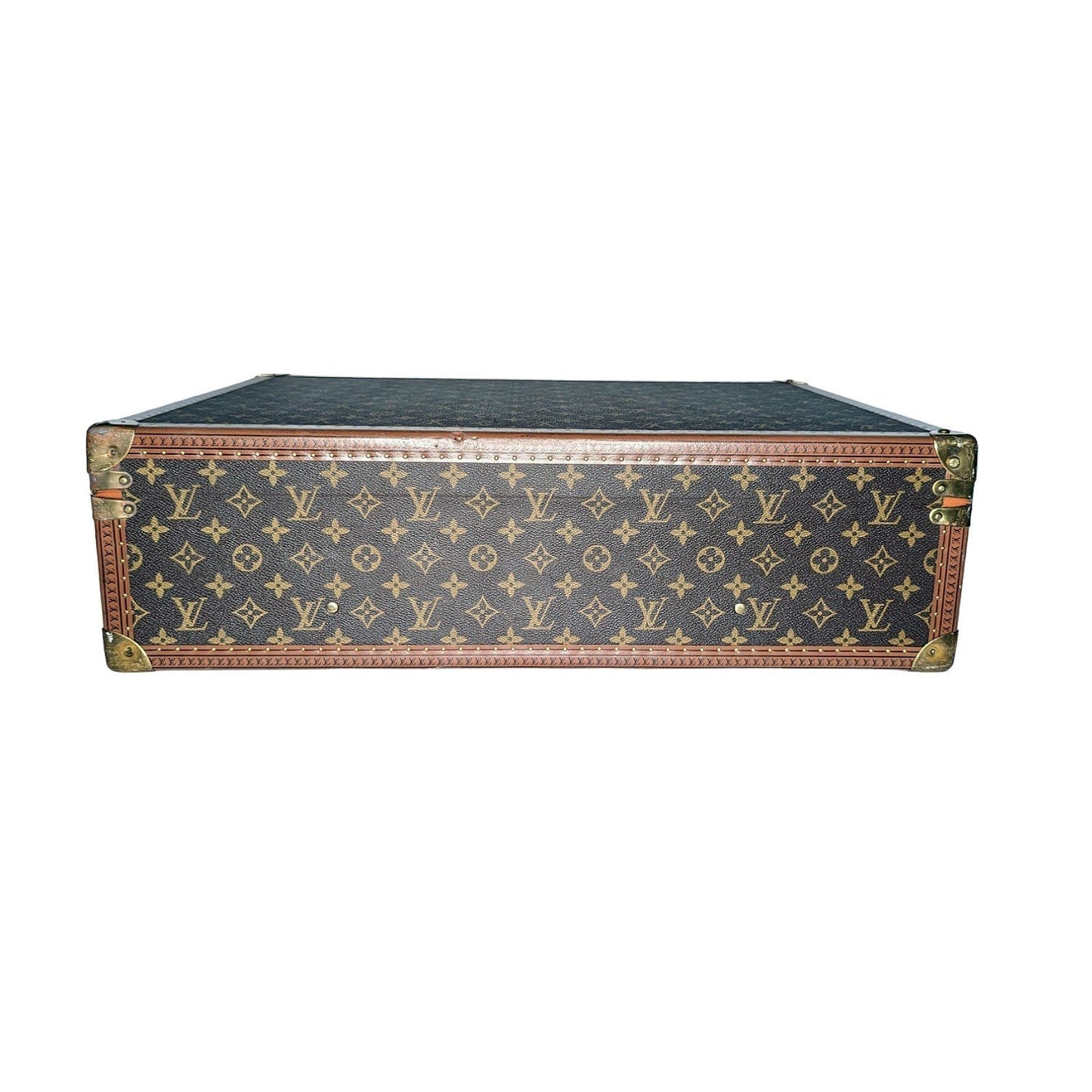 Louis Vuitton Monogram Alzer 60 Trunk Luggage