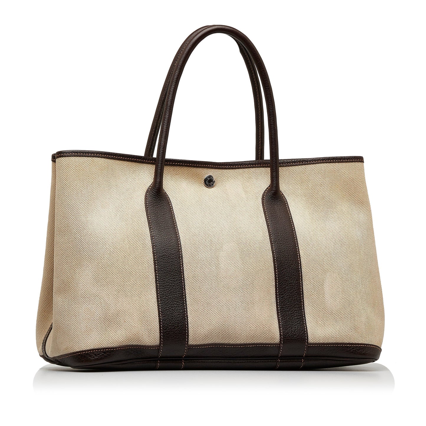 Beige Hermes Garden Party PM Tote Bag