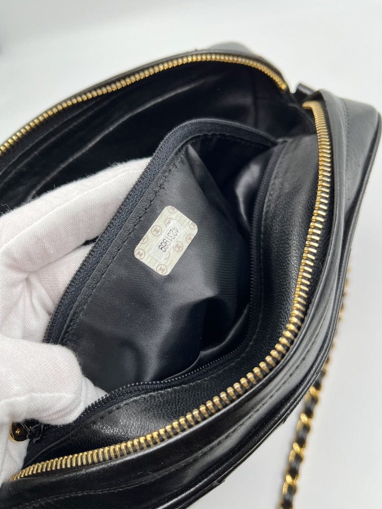 Vintage Chanel Black Shoulder Bag