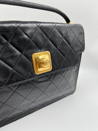 Vintage Chanel Black Shoulder Bag