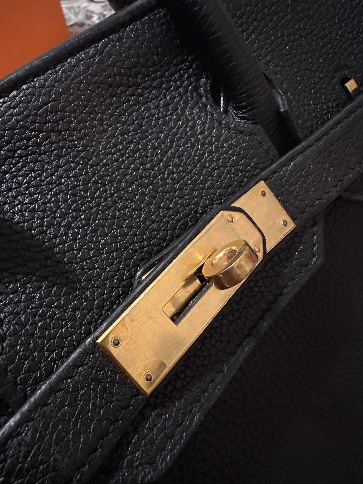 Hermes Birkin 30 noir Togo GHW handbag