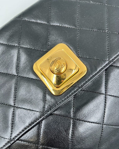 Vintage Chanel Black Shoulder Bag