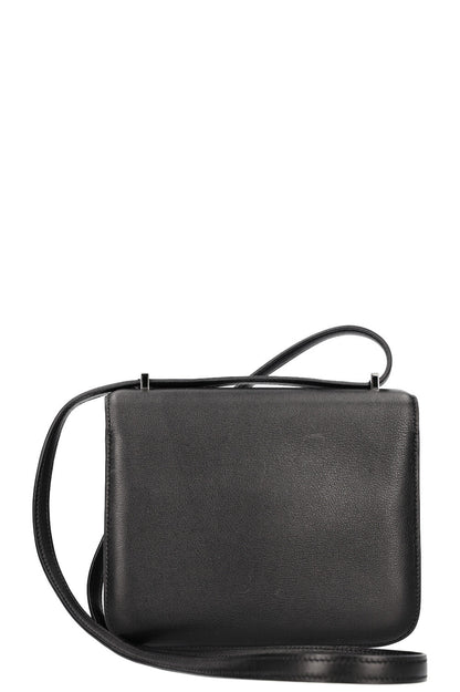 HERMES Constance Bag 18 Emaille H Closure Swift Black