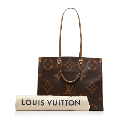 Louis Vuitton  Monogram Giant Reverse OnTheGo GM Satchel