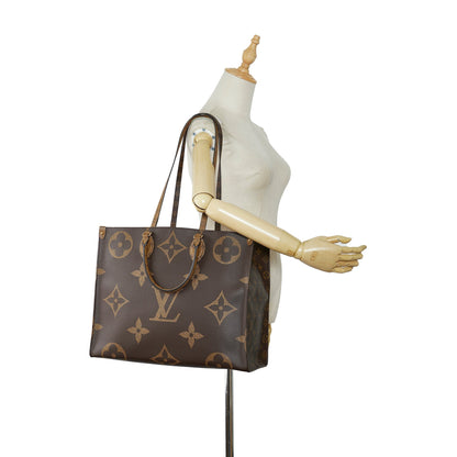 Louis Vuitton  Monogram Giant Reverse OnTheGo GM Satchel