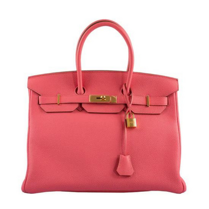 Hermes Birkin 35 Lipstick Togo Gold Hardware