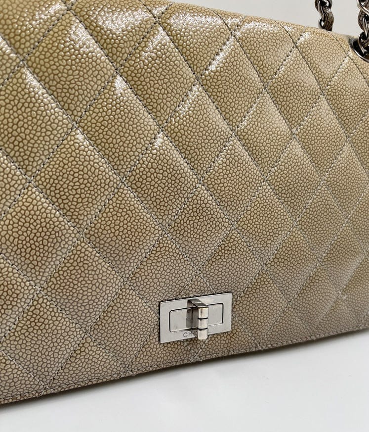 Chanel 2.55 Patent Caviar Bag