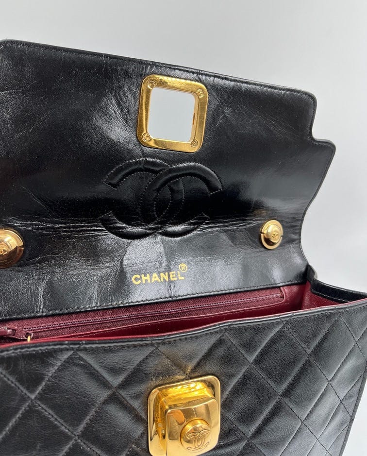 Vintage Chanel Black Shoulder Bag