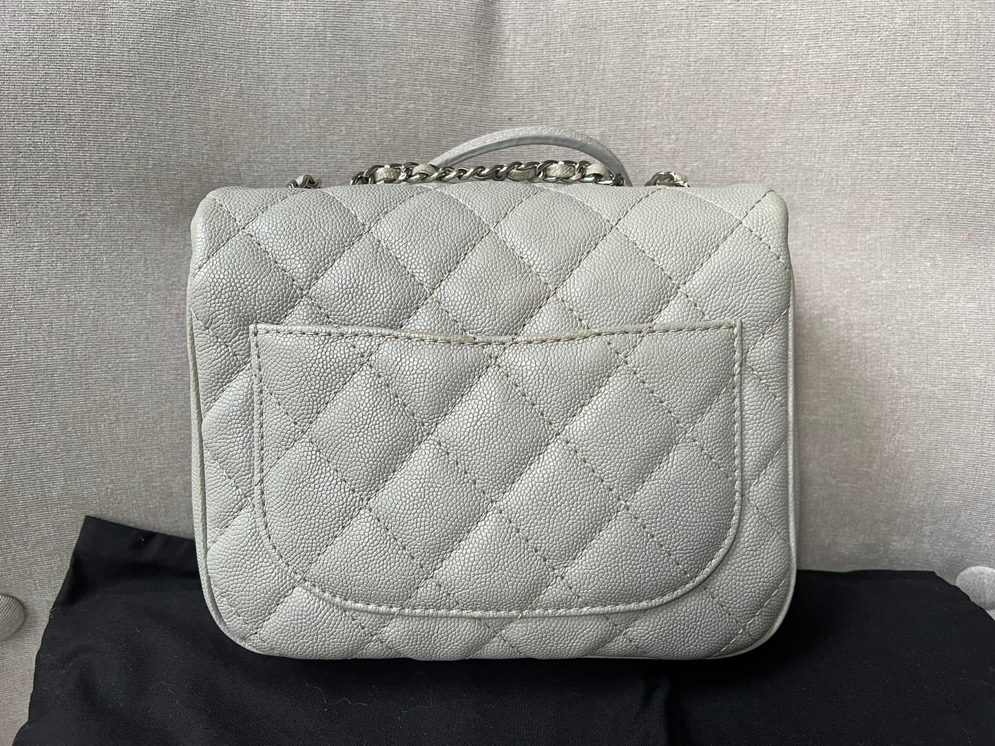 Chanel Grey Urban Mini Companion Flap