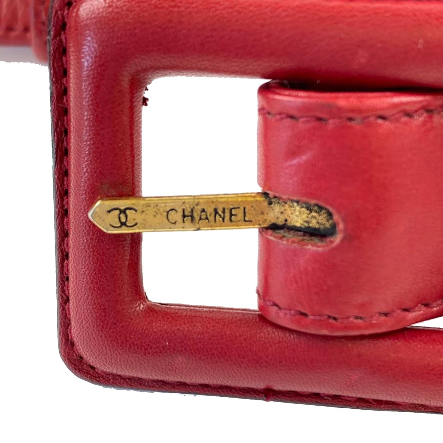 Chanel CC Belt Bag Red Caviar