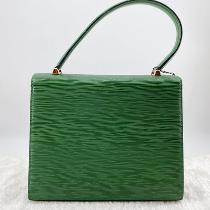 Louis Vuitton  Green Leather Marlesherbes Bag